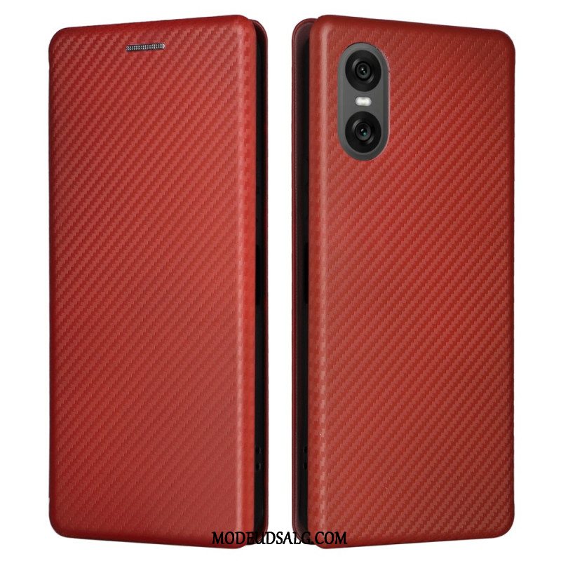 Flip Cover Sony Xperia 10 Vi Kulfiber