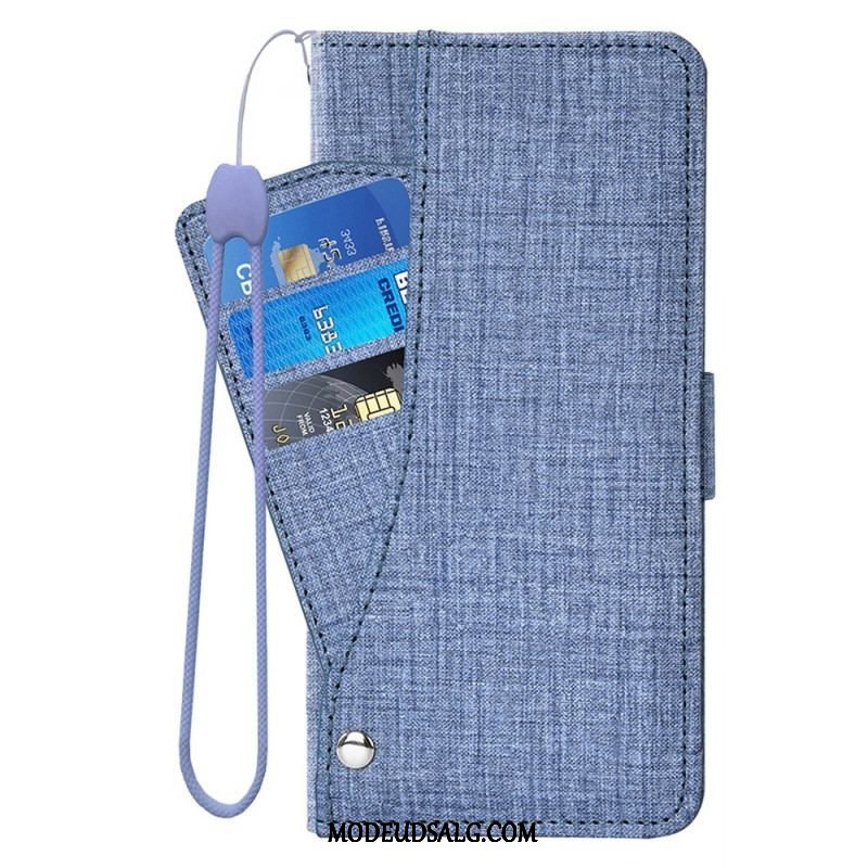 Flip Cover Sony Xperia 5 IV Jeans Med Roterende Kortholder