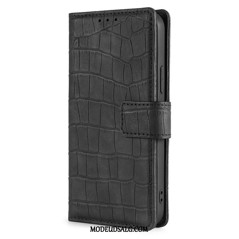 Flip Cover Sony Xperia 5 IV Krokodillehudstil