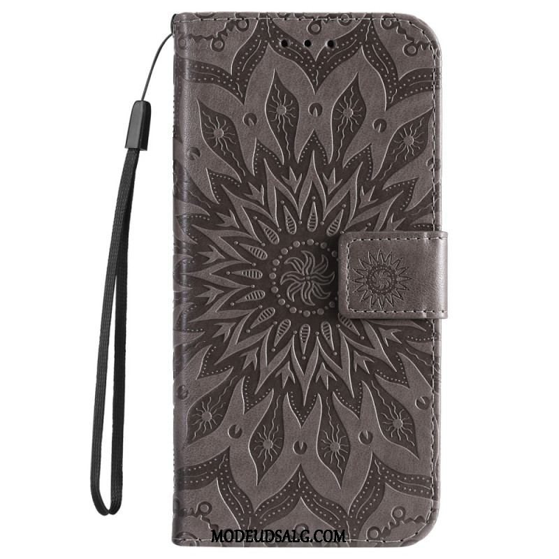 Flip Cover Sony Xperia 5 IV Mandala Sun Med Snor