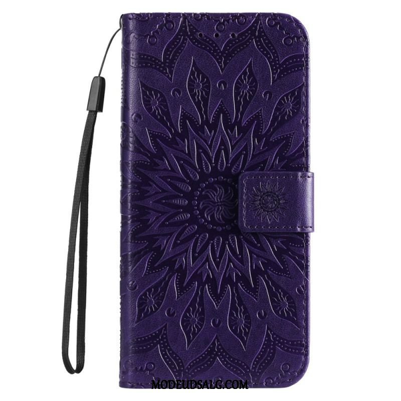 Flip Cover Sony Xperia 5 IV Mandala Sun Med Snor