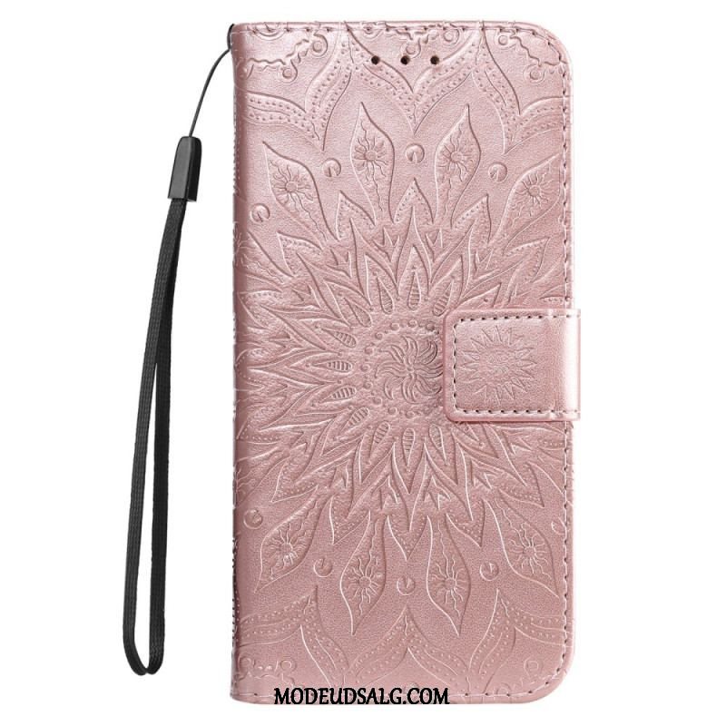 Flip Cover Sony Xperia 5 IV Mandala Sun Med Snor