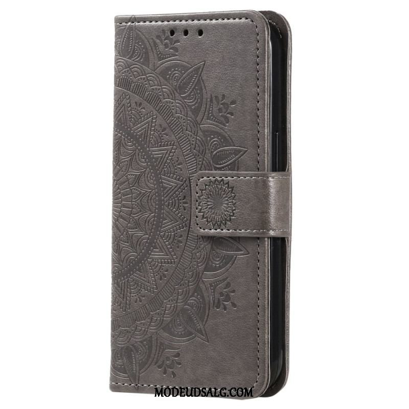 Flip Cover Sony Xperia 5 IV Med Snor Strappy Sun Mandala