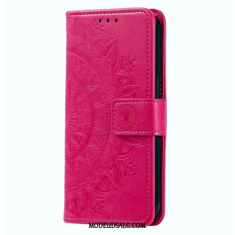 Flip Cover Sony Xperia 5 IV Med Snor Strappy Sun Mandala