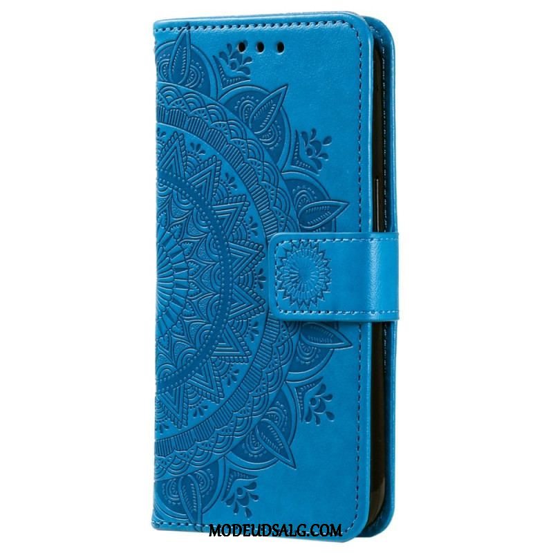 Flip Cover Sony Xperia 5 IV Med Snor Strappy Sun Mandala