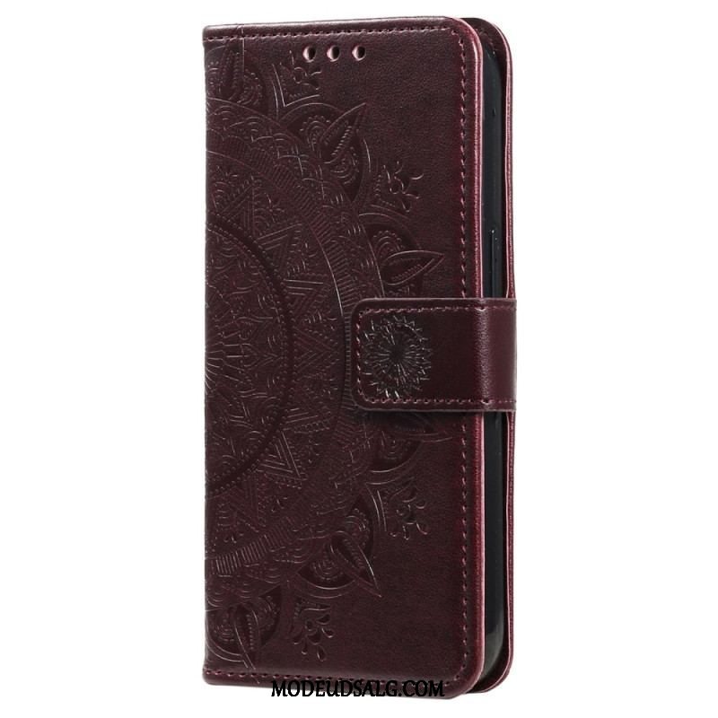 Flip Cover Sony Xperia 5 IV Med Snor Strappy Sun Mandala