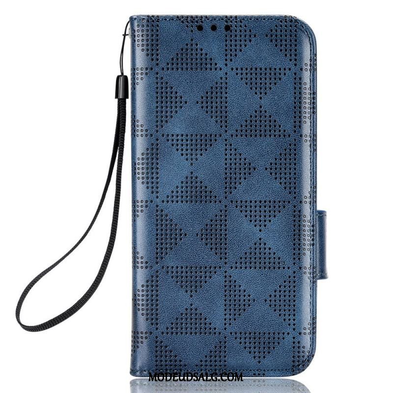 Flip Cover Sony Xperia 5 IV Retro Stil Trekanter