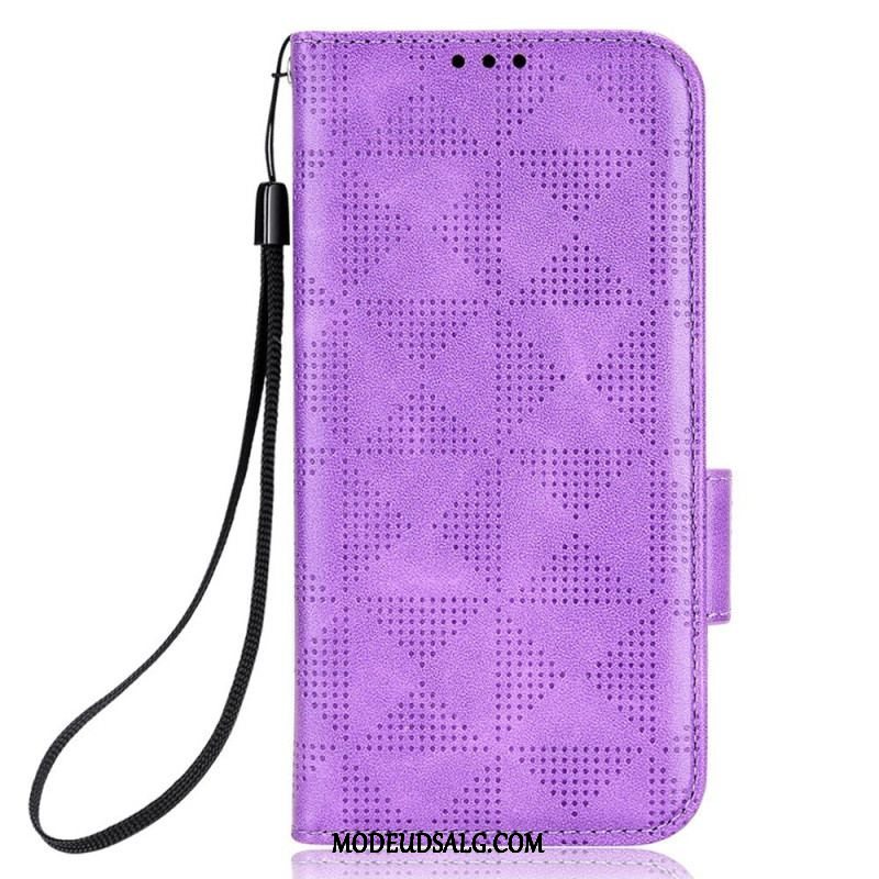 Flip Cover Sony Xperia 5 IV Retro Stil Trekanter