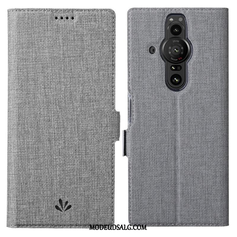 Flip Cover Sony Xperia Pro-I Tekstureret Vili Dmx