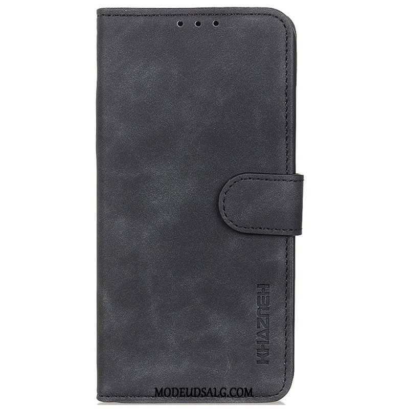 Flip Cover Til Motorola Edge 50 Fusion Khazneh Retro Tegnebog