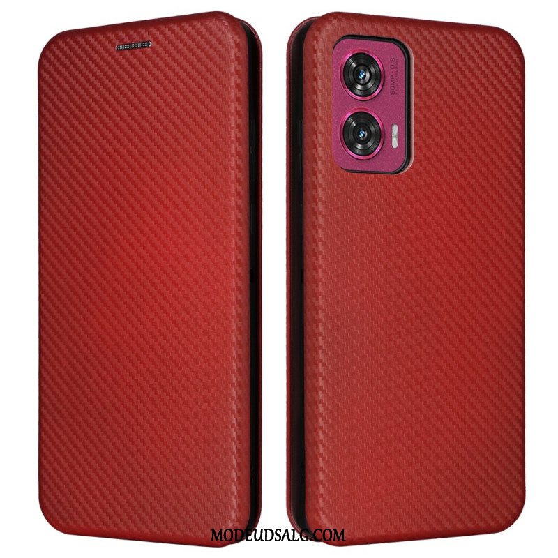 Flip Cover Til Motorola Edge 50 Fusion Kulfiber