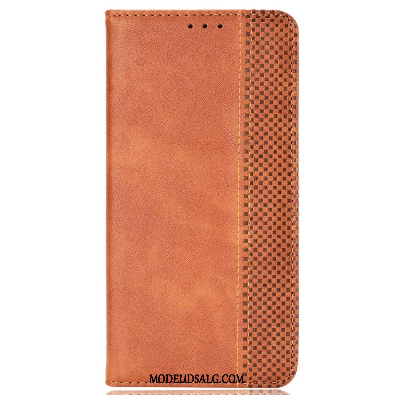 Flip Cover Til Motorola Edge 50 Neo Vintage Frise