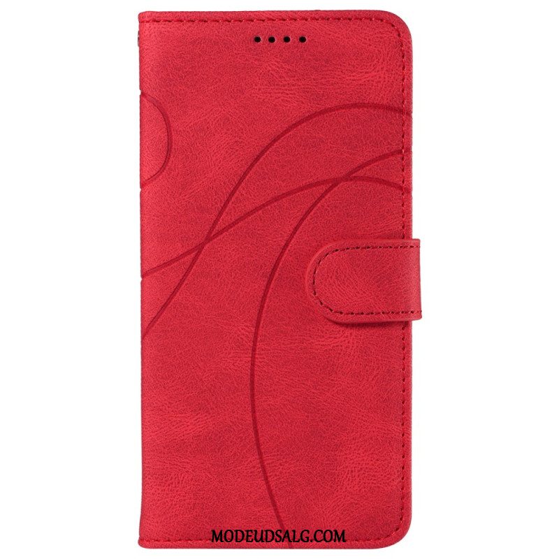 Flip Cover Til Motorola Edge 50 Pro Bølgelinie