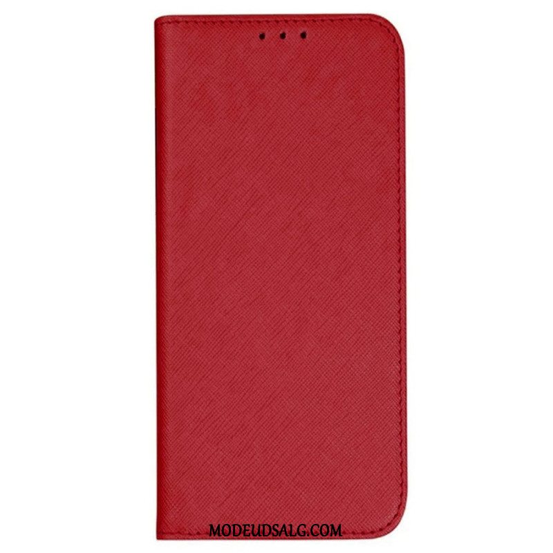 Flip Cover Til Motorola Edge 50 Ultra Krydstekstur