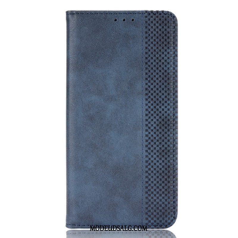 Flip Cover Til Oneplus 12 5g Retro Tekstur