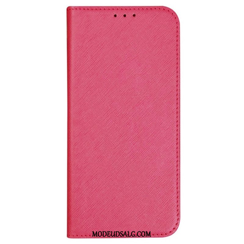 Flip Cover Til Oppo Reno 12 5g Korstekstur