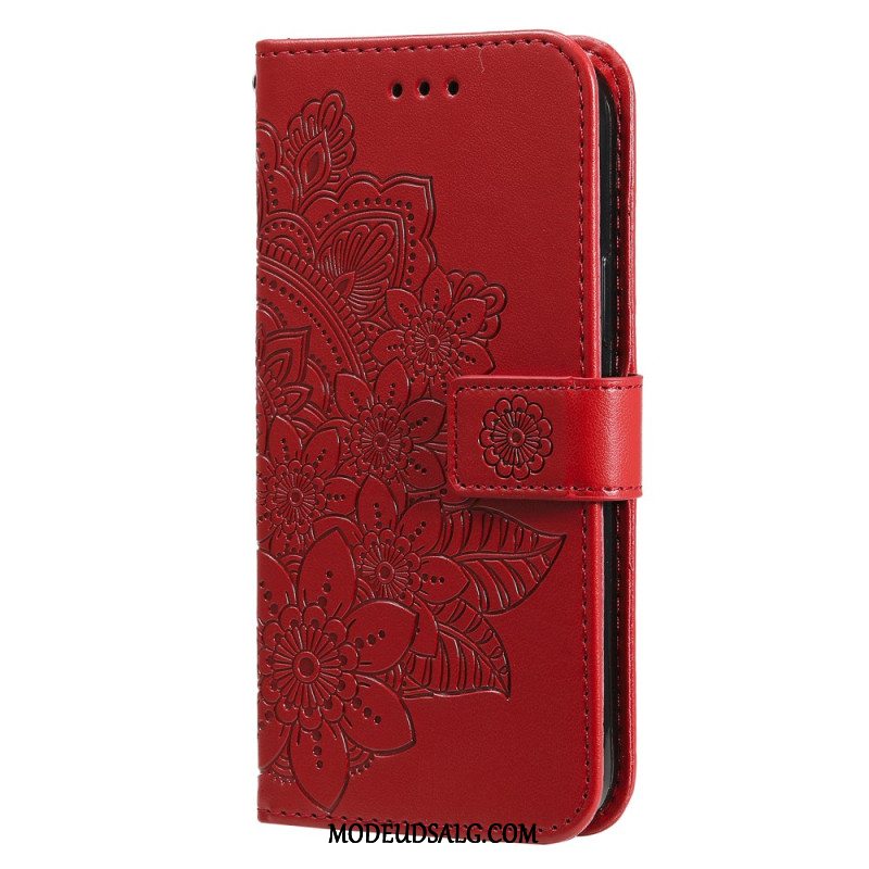 Flip Cover Til Oppo Reno 12 5g Mandala Print Med Rem