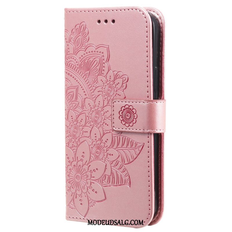 Flip Cover Til Oppo Reno 12 5g Mandala Print Med Rem