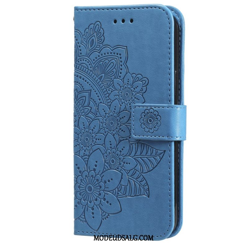 Flip Cover Til Oppo Reno 12 5g Mandala Print Med Rem