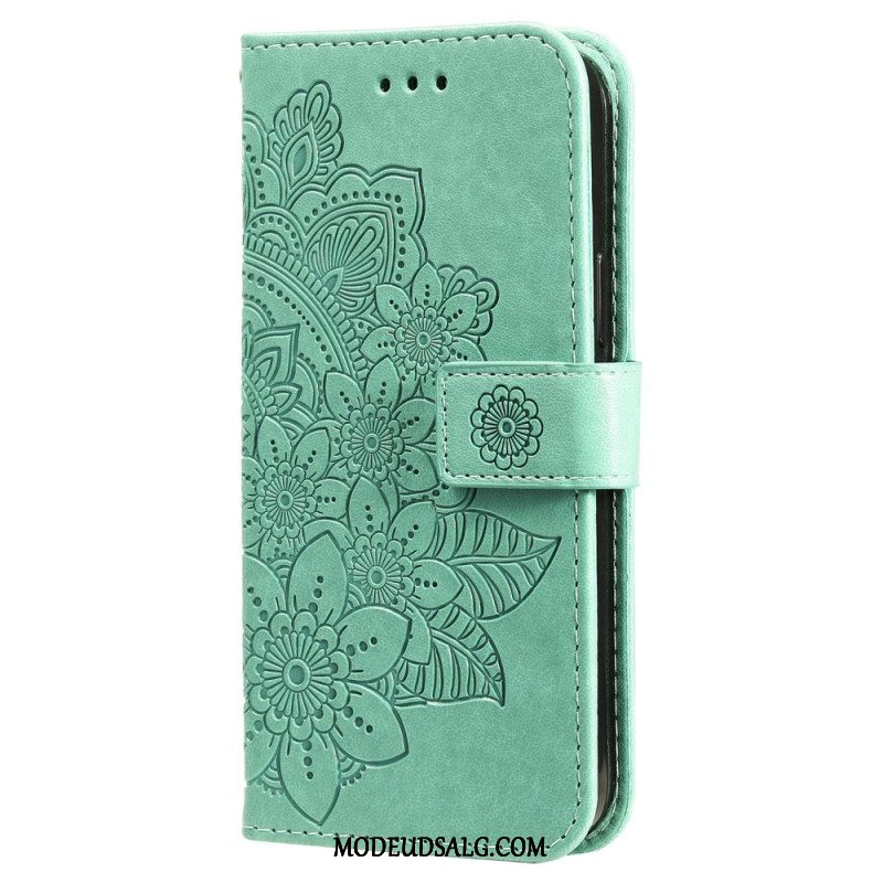 Flip Cover Til Oppo Reno 12 5g Mandala Print Med Rem