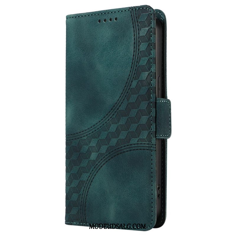 Flip Cover Til Oppo Reno 12 5g Rhombus Starry