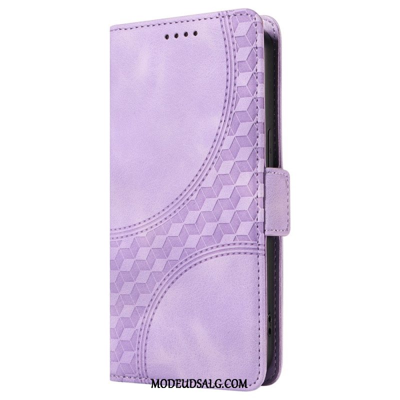 Flip Cover Til Oppo Reno 12 5g Rhombus Starry