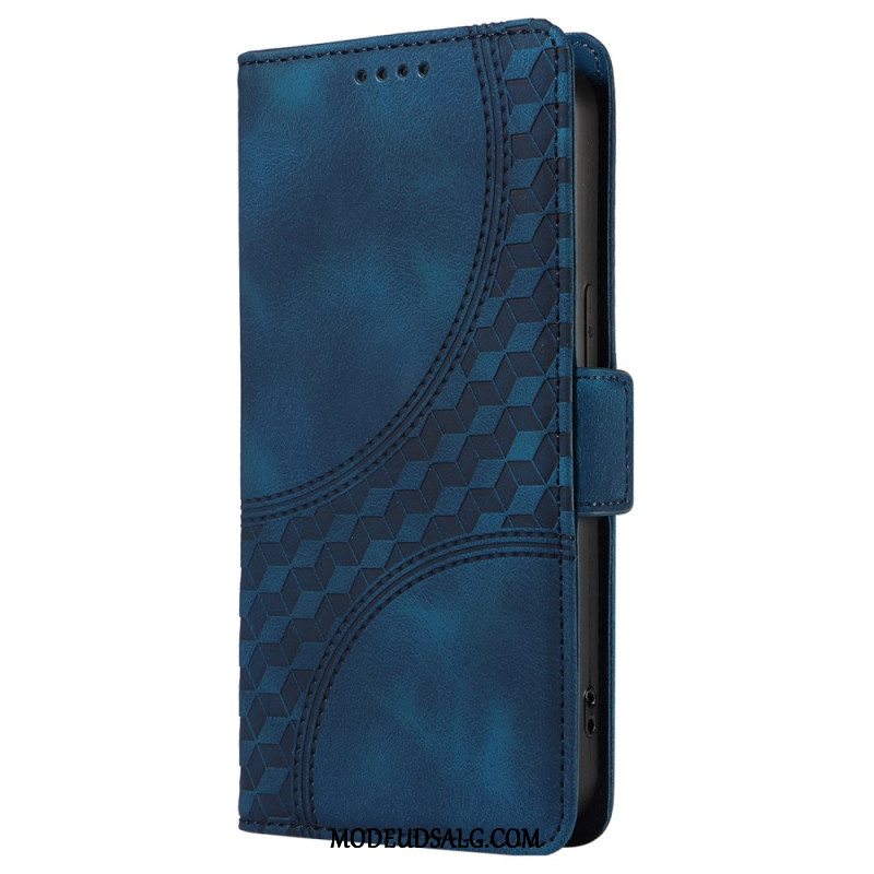 Flip Cover Til Oppo Reno 12 5g Rhombus Starry