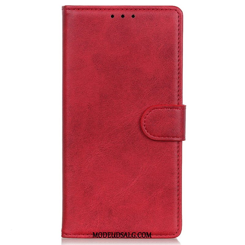 Flip Cover Til Samsung Galaxy A15 Mat Kunstlæder