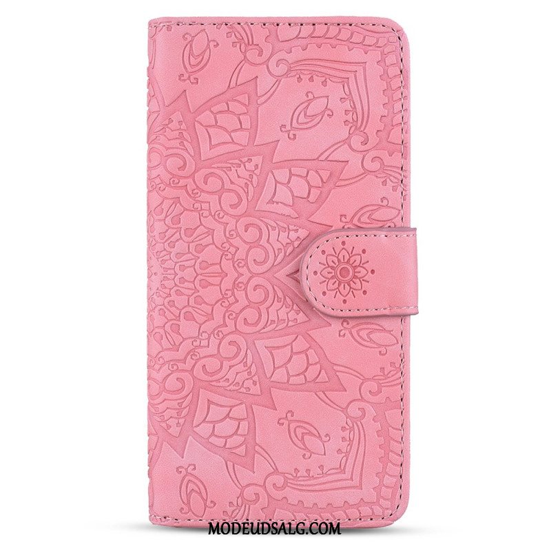 Flip Cover Til Samsung Galaxy A16 5g Blomstermønster