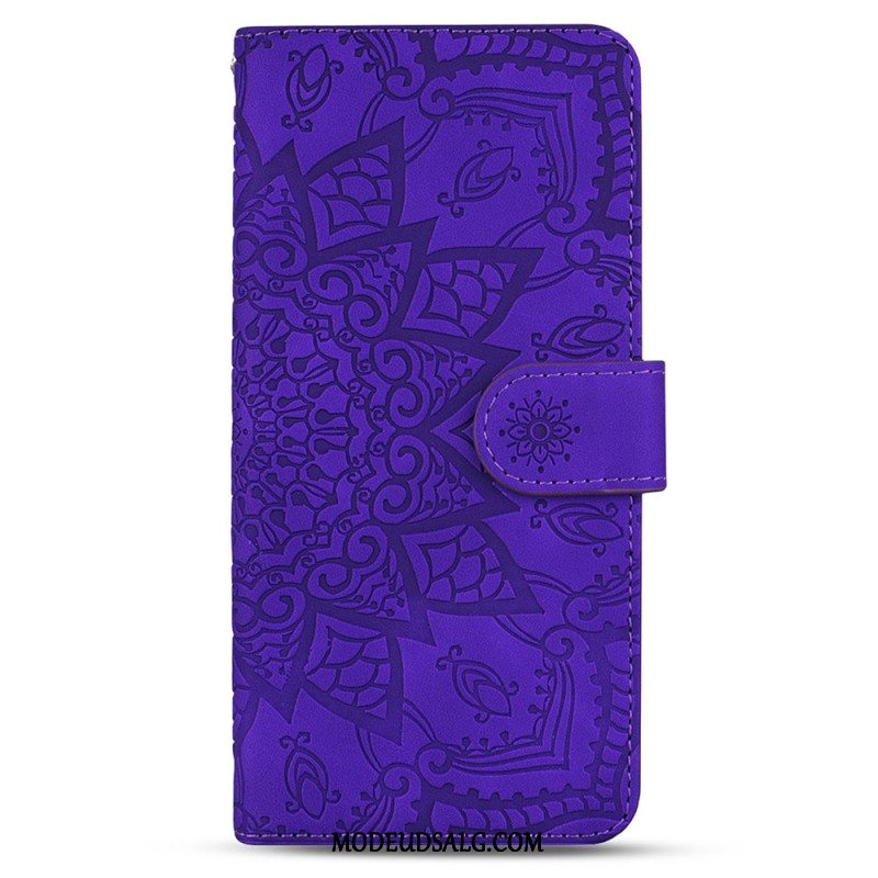 Flip Cover Til Samsung Galaxy A16 5g Blomstermønster