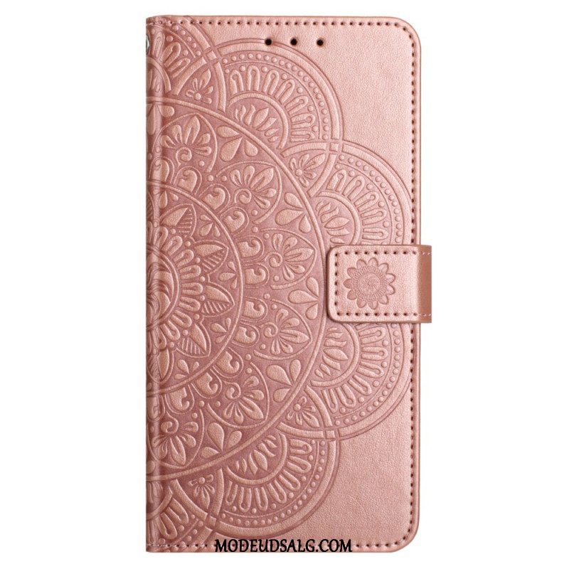 Flip Cover Til Samsung Galaxy A16 5g Mandala Design Med Snor