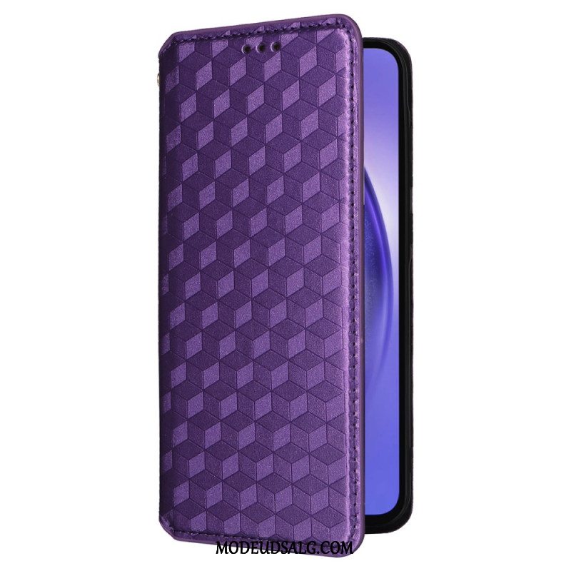 Flip Cover Til Samsung Galaxy A55 5g 3d Diamanter