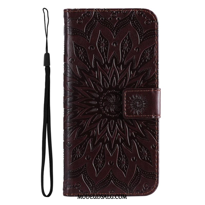 Flip Cover Til Samsung Galaxy A55 5g Fantastisk Mandala Med Rem