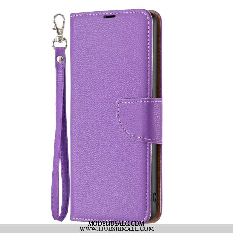 Flip Cover Til Samsung Galaxy A55 5g Litchi Tekstur