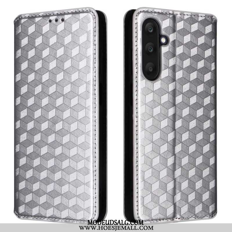 Flip Cover Til Samsung Galaxy M55 5g Diamantmønster