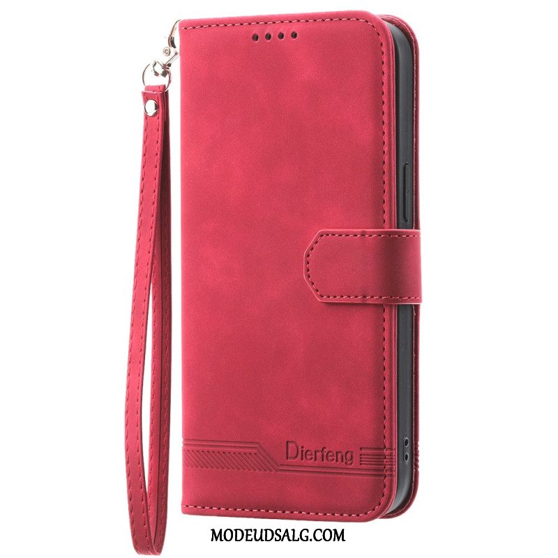 Flip Cover Til Samsung Galaxy M55 5g Dierfeng