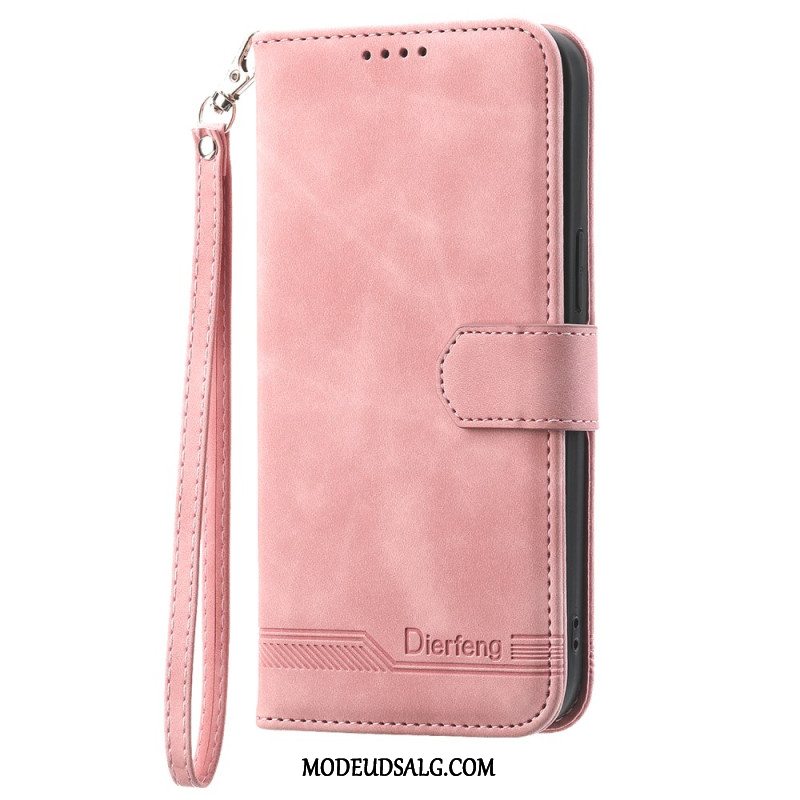 Flip Cover Til Samsung Galaxy M55 5g Dierfeng