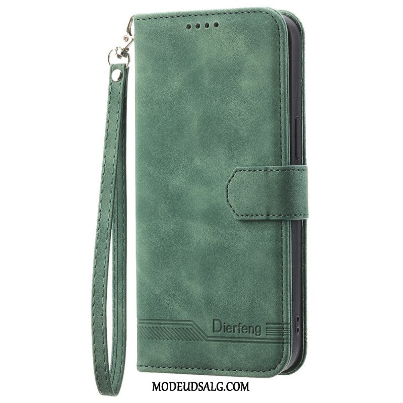 Flip Cover Til Samsung Galaxy M55 5g Dierfeng