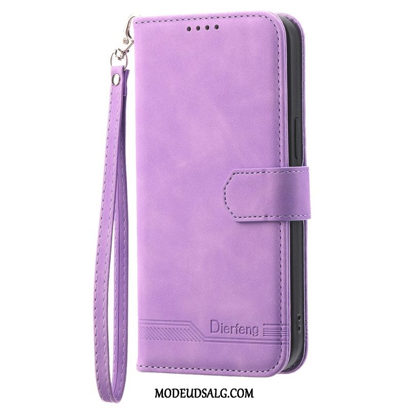 Flip Cover Til Samsung Galaxy M55 5g Dierfeng