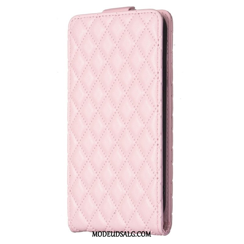 Flip Cover Til Samsung Galaxy S24 5g Quiltet Lodret Flap