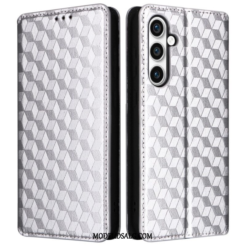 Flip Cover Til Samsung Galaxy S24 Fe Diamantmønster