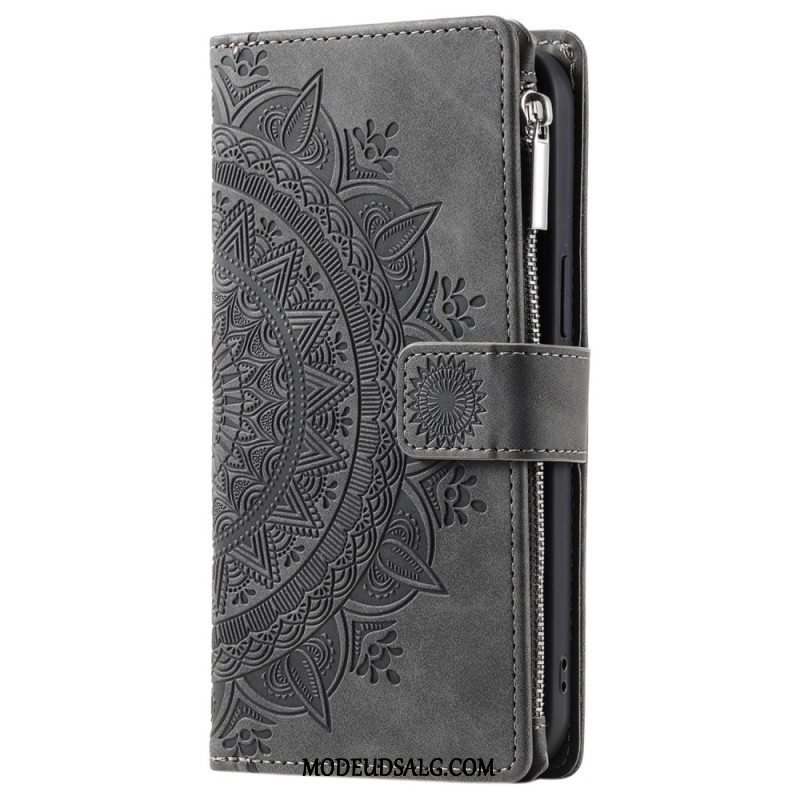 Flip Cover Til Samsung Galaxy S24 Fe Mandala Ruskindseffekt