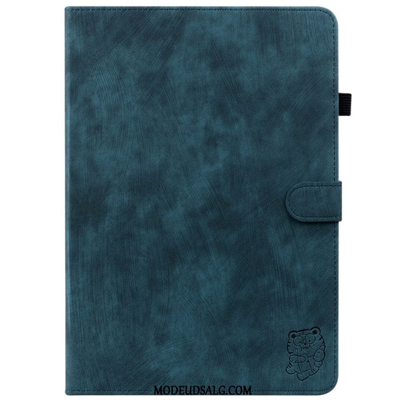 Flip Cover Til Samsung Galaxy Tab S9 Tigermønster