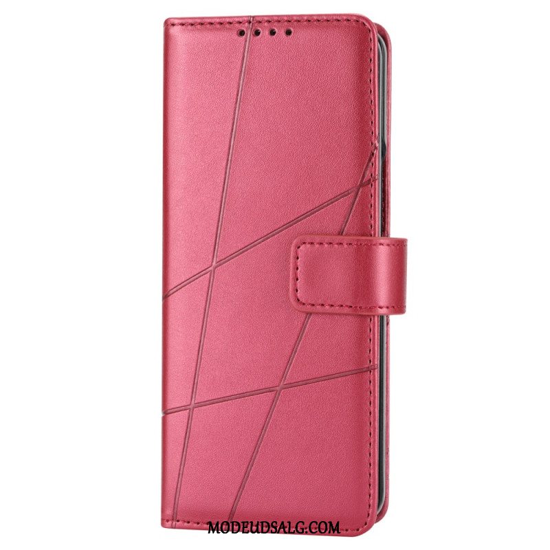 Flip Cover Til Samsung Galaxy Z Fold 6 Strap Lines