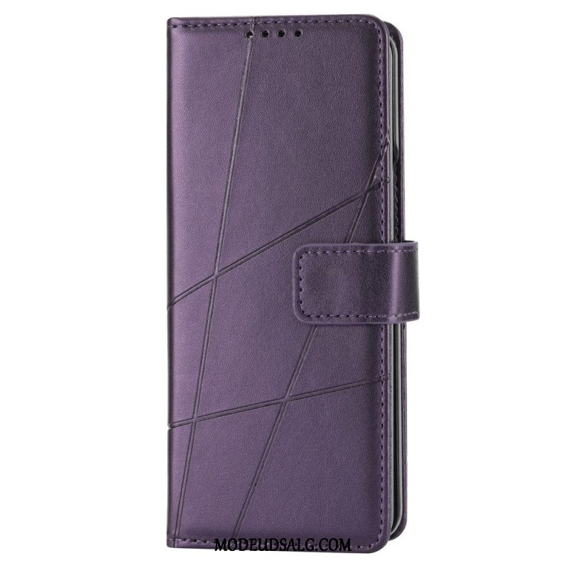 Flip Cover Til Samsung Galaxy Z Fold 6 Strap Lines