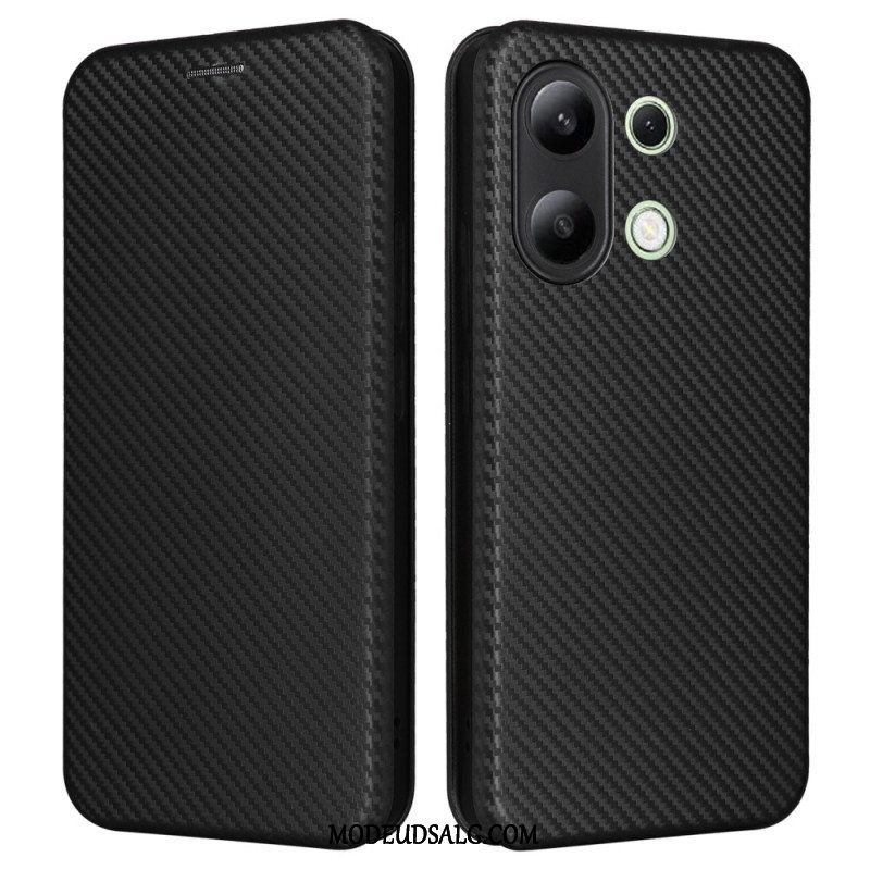 Flip Cover Til Xiaomi Redmi Note 13 4g Kulfiber