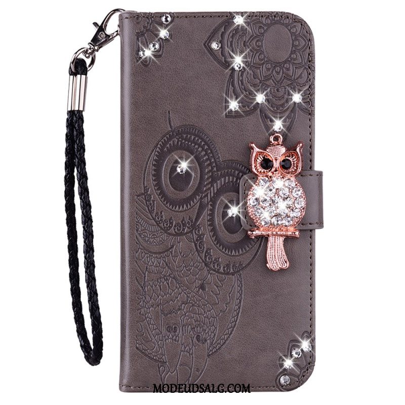 Flip Cover Til Xiaomi Redmi Note 13 4g Ugle Charm