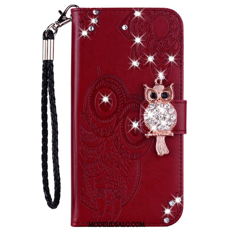 Flip Cover Til Xiaomi Redmi Note 13 4g Ugle Charm