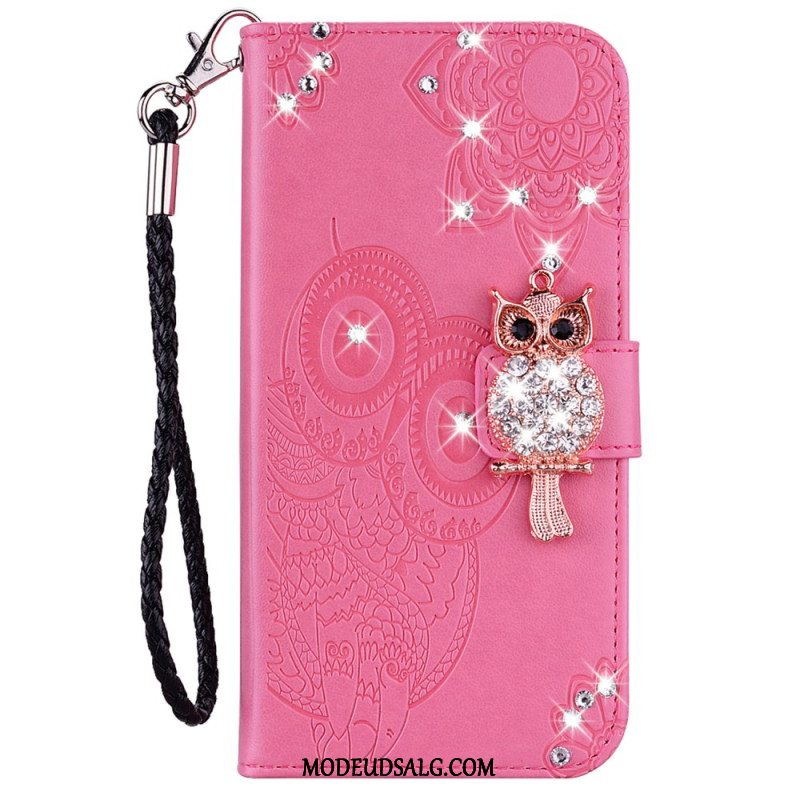 Flip Cover Til Xiaomi Redmi Note 13 4g Ugle Charm