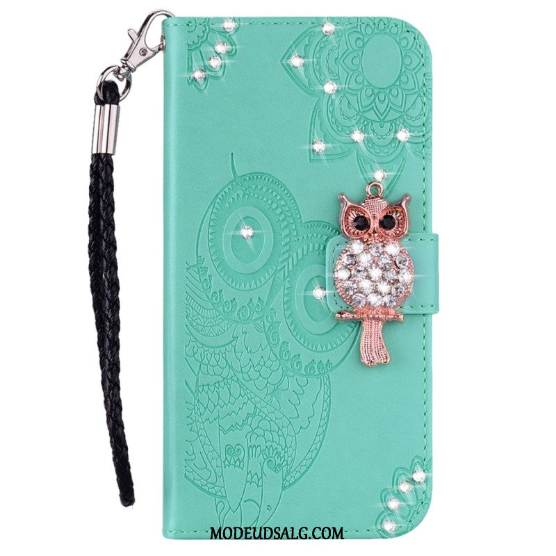 Flip Cover Til Xiaomi Redmi Note 13 4g Ugle Charm